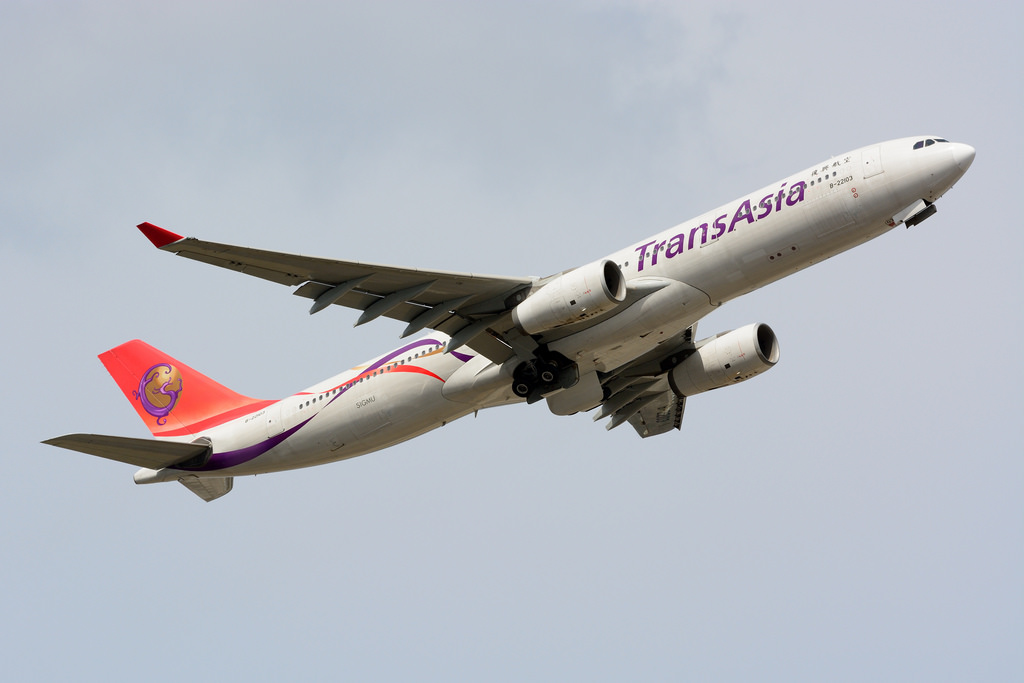 Photo of Transasia Airways B-22103, Airbus A330-300