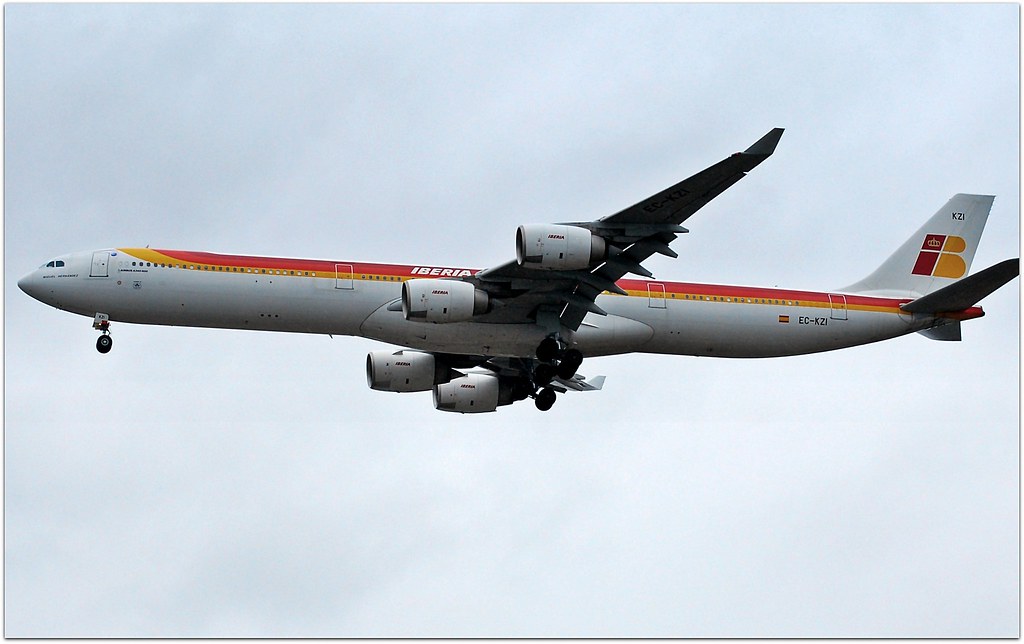 Photo of Iberia EC-KZI, Airbus A340-600