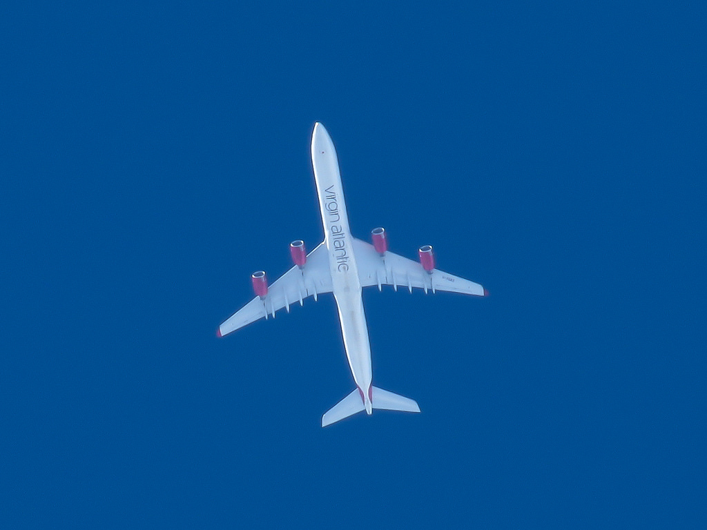 Virgin Atlantic Airbus A 340 600 Near Halifax On Feb 23rd