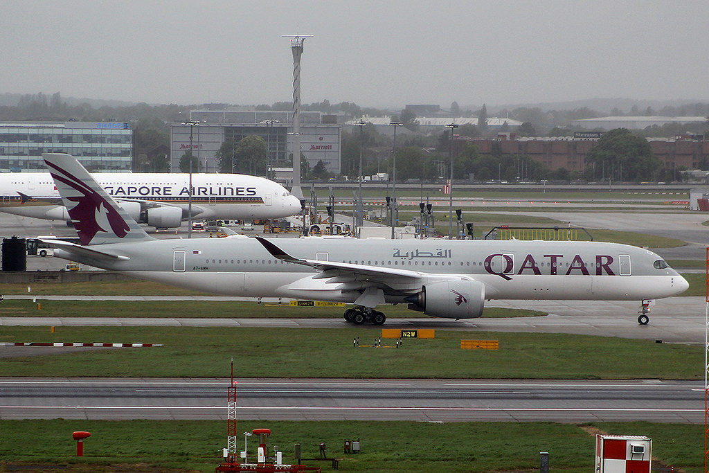 Photo of Qatar Airways A7-AMH, Airbus A350-900
