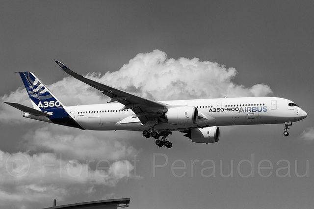 Airbus A359 at Limoges on Feb 9th 2016, runway excursion during ...