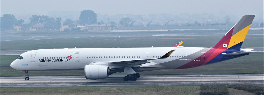 Photo of Asiana Airlines HL8078, Airbus A350-900