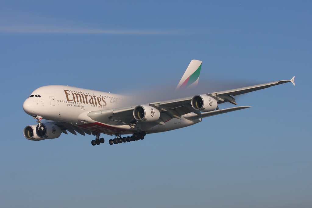 Photo of Emirates Airlines A6-EDL, Airbus A380-800