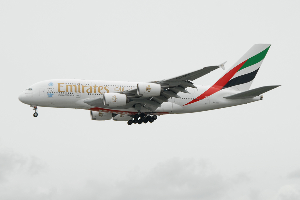 Photo of Emirates Airlines A6-EEA, Airbus A380-800