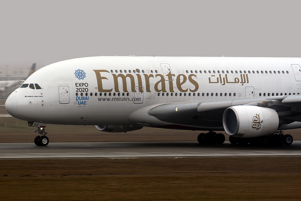 Photo of Emirates Airlines A6-EEC, Airbus A380-800