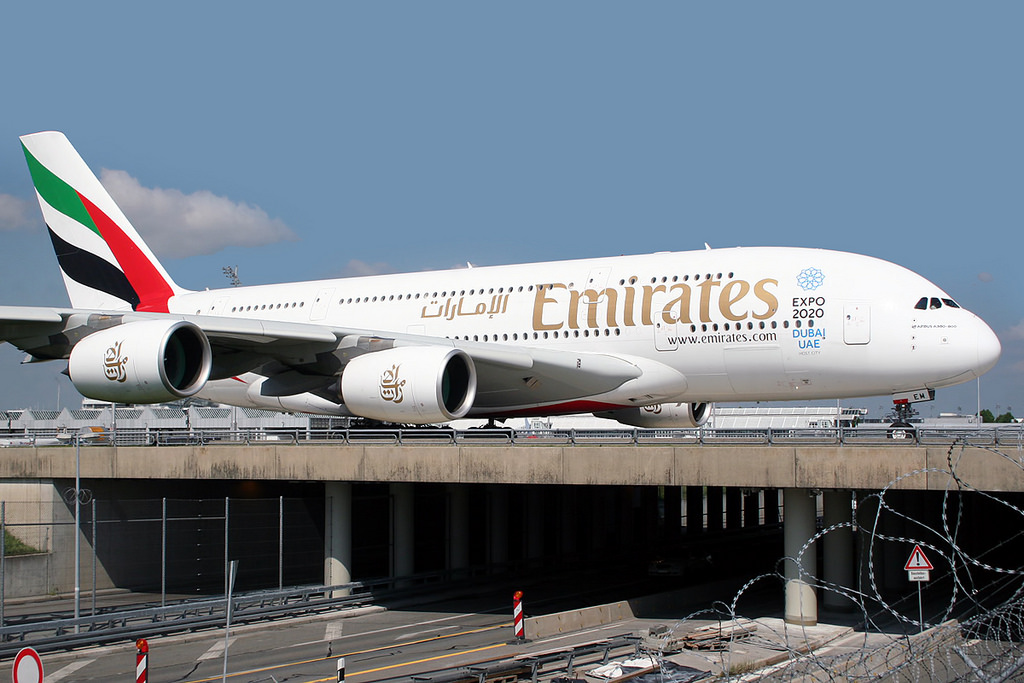 Photo of Emirates Airlines A6-EEM, Airbus A380-800