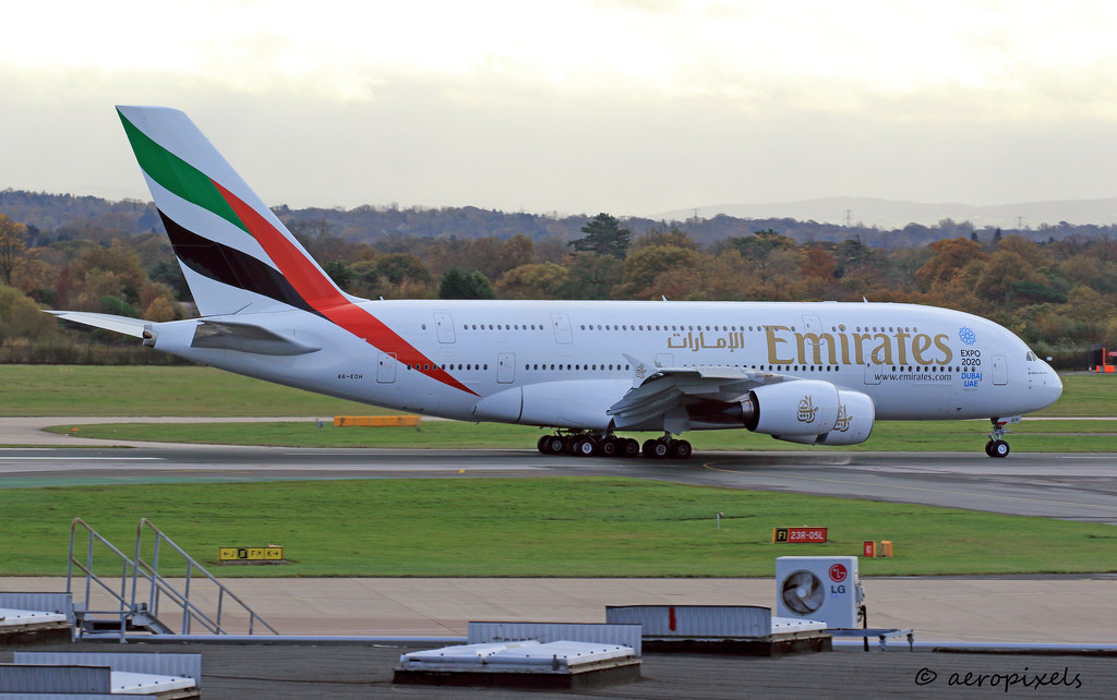 Photo of Emirates Airlines A6-EOH, Airbus A380-800