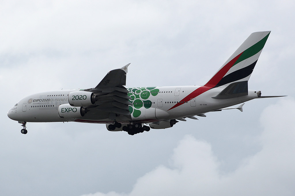 Photo of Emirates Airlines A6-EON, Airbus A380-800
