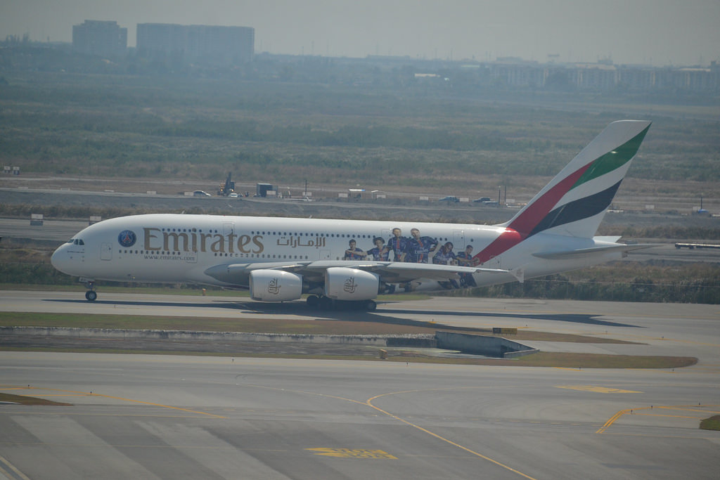 Photo of Emirates Airlines A6-EOT, Airbus A380-800