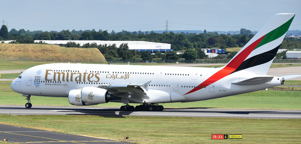 Photo of Emirates Airlines A6-EOX, Airbus A380-800