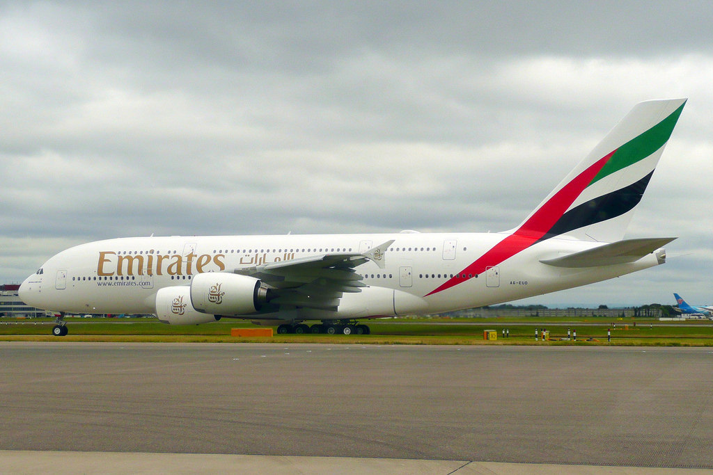 Photo of Emirates Airlines A6-EUD, Airbus A380-800