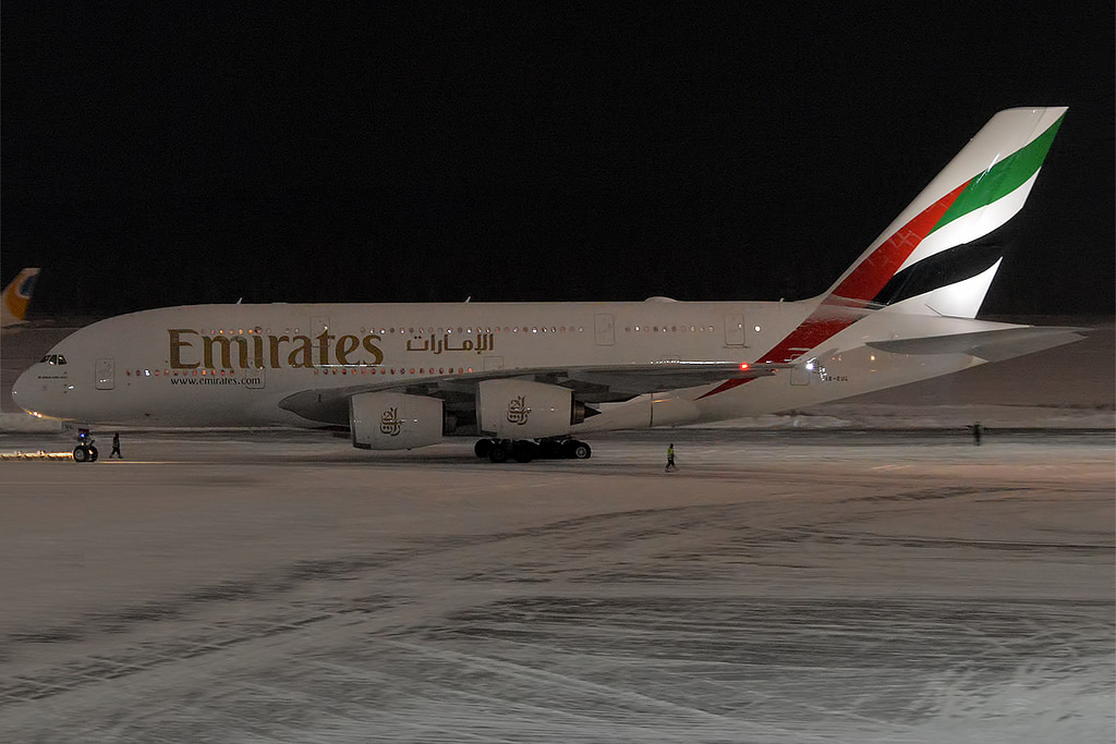 Photo of Emirates Airlines A6-EUL, Airbus A380-800
