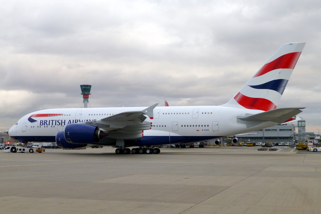 Photo of British Airways G-XLEH, Airbus A380-800