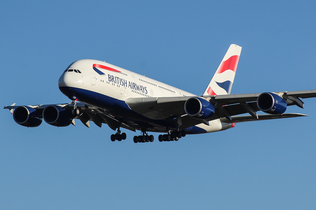 Photo of British Airways G-XLEK, Airbus A380-800