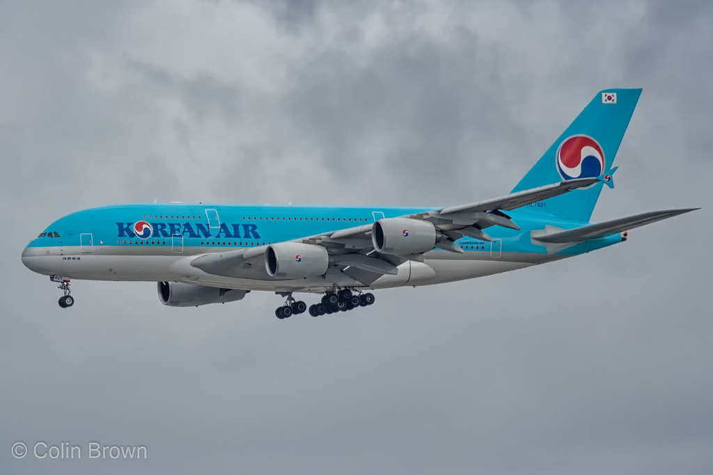 Photo of Korean Airlines HL7621, Airbus A380-800