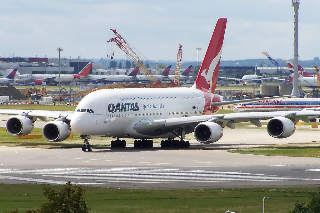 Photo of Qantas VH-OQF, Airbus A380-800