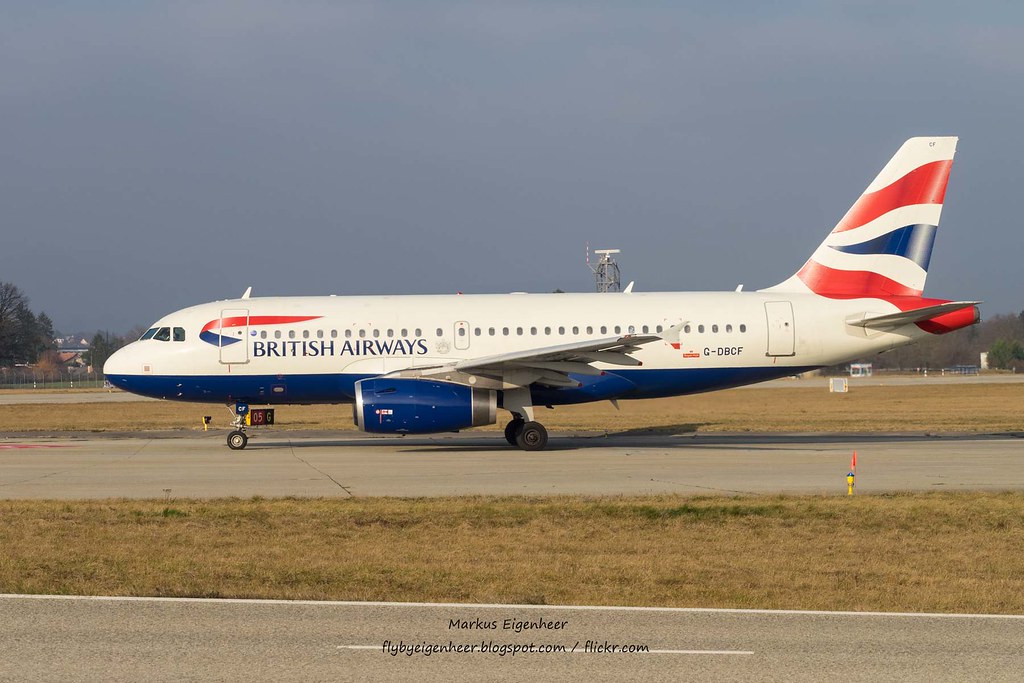 Photo of British Airways G-DBCF, Airbus A319