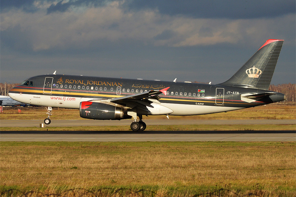 Photo of Royal Jordanian Airlines JY-AYN, Airbus A319