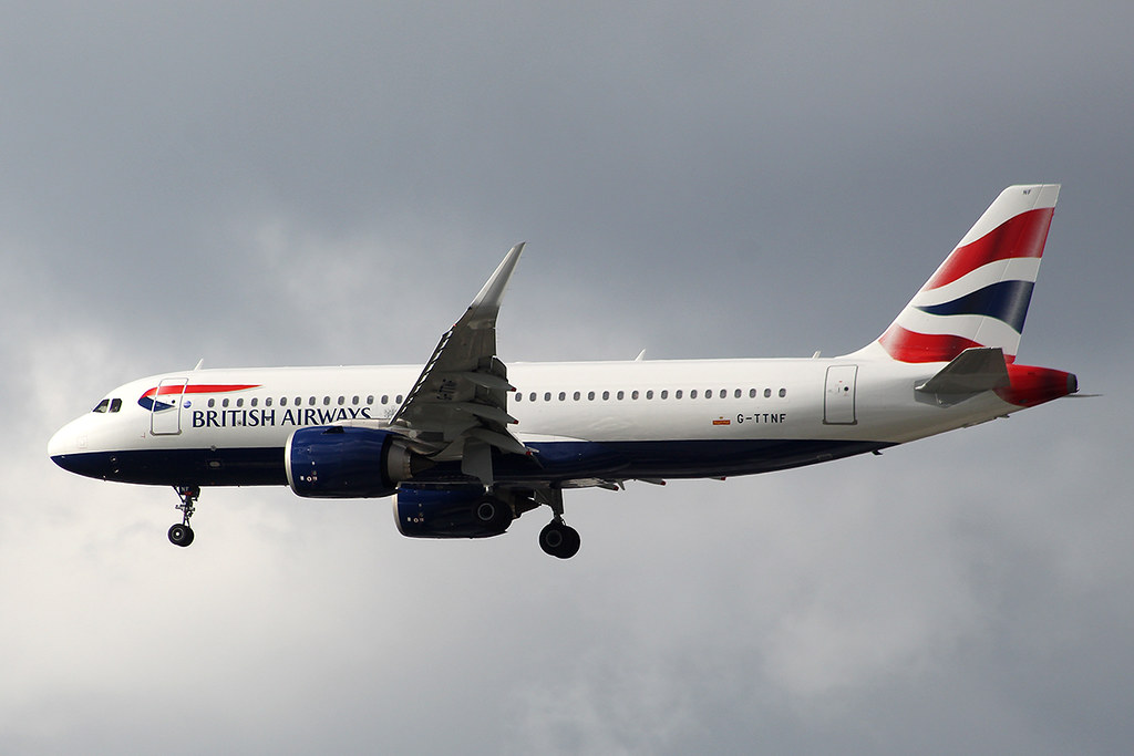 Photo of British Airways G-TTNF, Airbus A320-200N