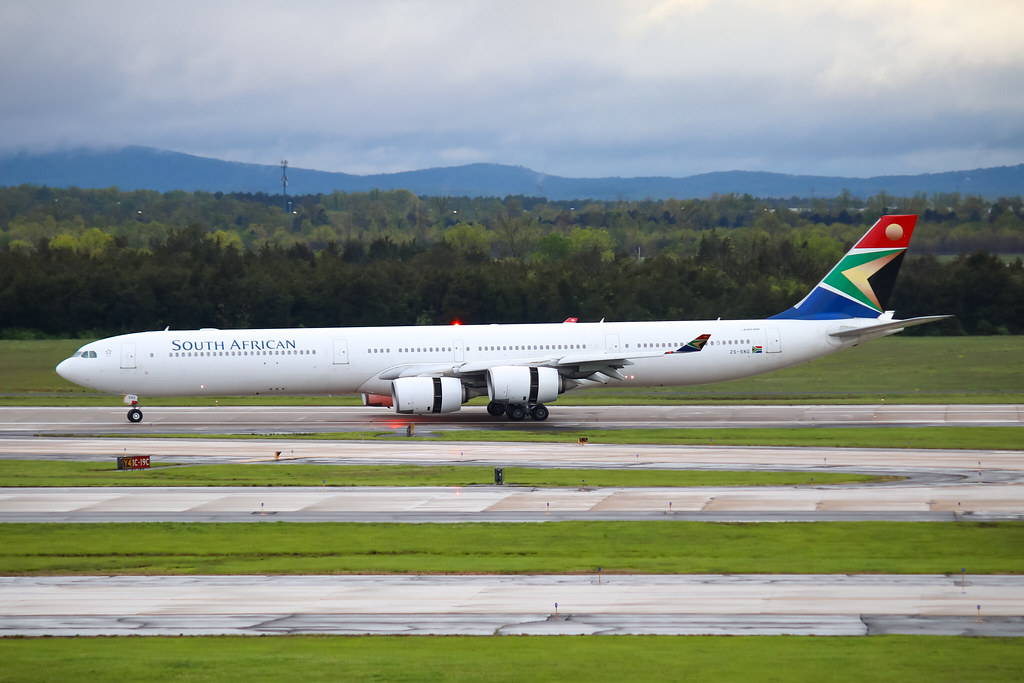 Photo of SAA South African Airways ZS-SNG, Airbus A340-600