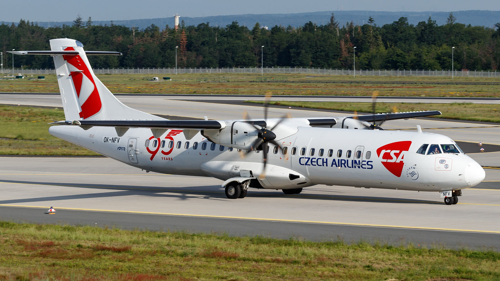 Photo of CSA Czech Airlines OK-NFV, ATR ATR-72-200