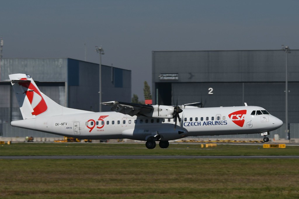 Photo of CSA Czech Airlines OK-NFV, ATR ATR-72-200