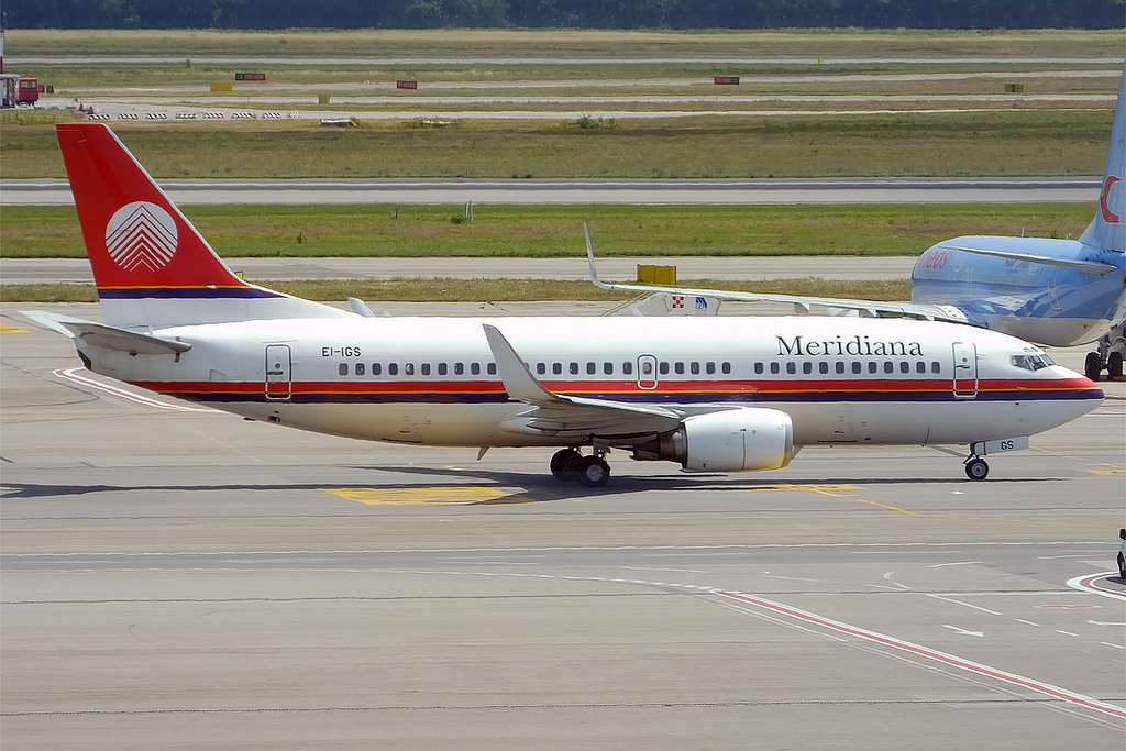 Photo of Meridiana EI-IGS, Boeing 737-300