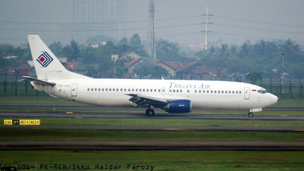 Photo of Trigana Air Service PK-YSF, Boeing 737-400