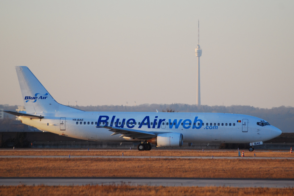 Photo of Blue Air YR-BAE, Boeing 737-400