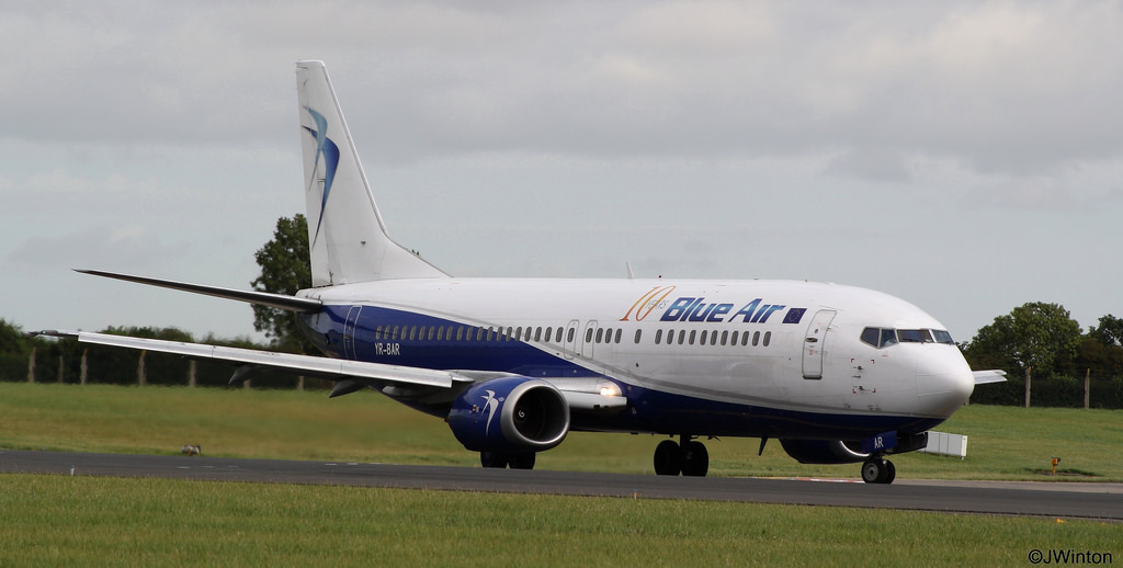 Photo of Blue Air YR-BAR, Boeing 737-400