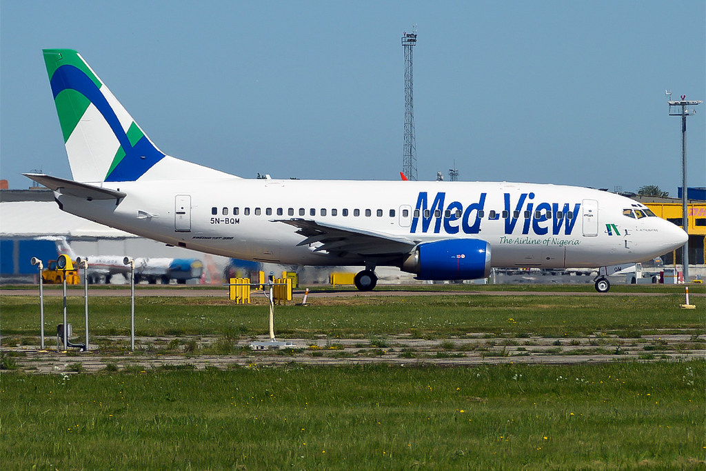Photo of Med-View Airlines 5N-BQM, Boeing 737-500