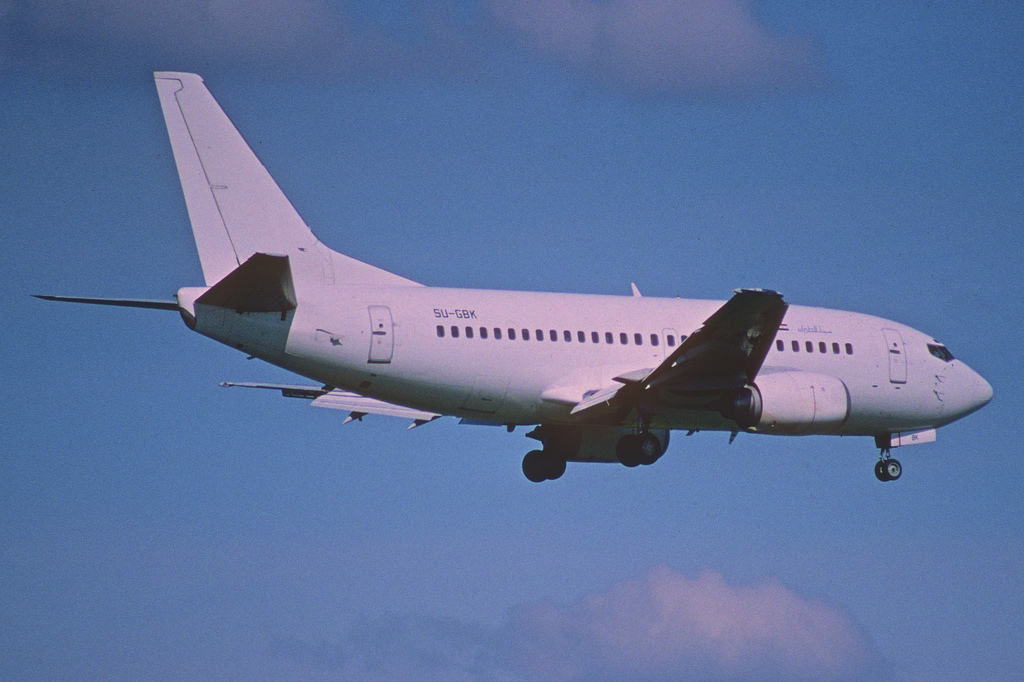 Photo of AMC Airlines SU-GBK, Boeing 737-500