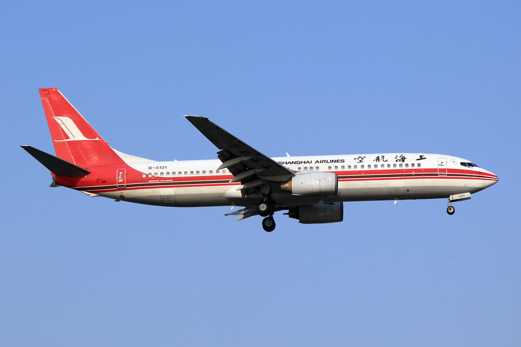 Photo of Shanghai Airlines B-5131, Boeing 737-800
