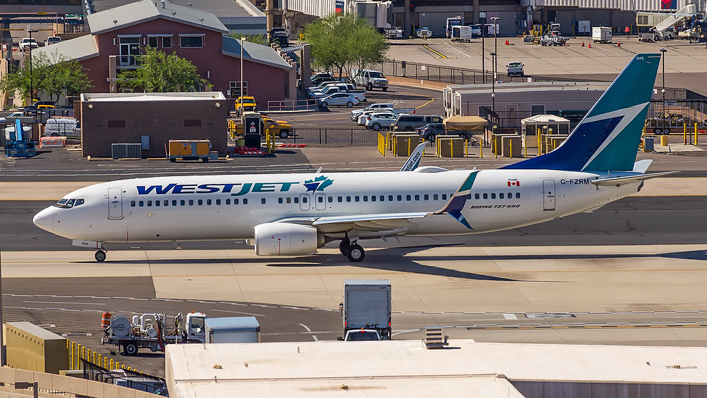 Photo of Westjet Airlines C-FZRM, Boeing 737-800