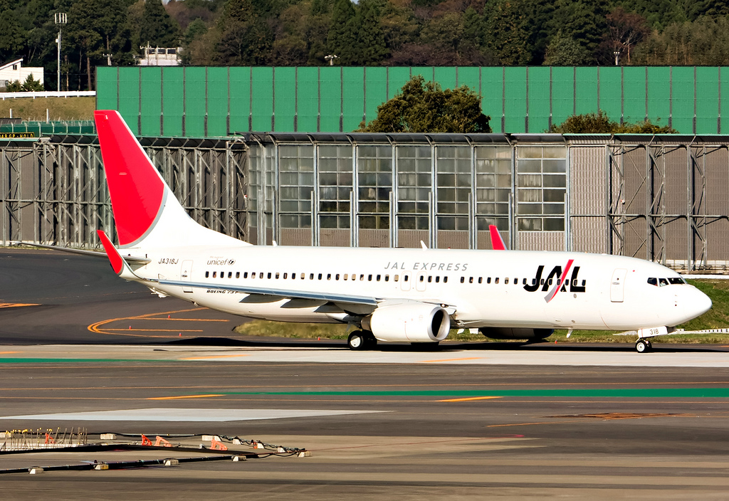 Photo of JAL Japan Airlines JA318J, Boeing 737-800