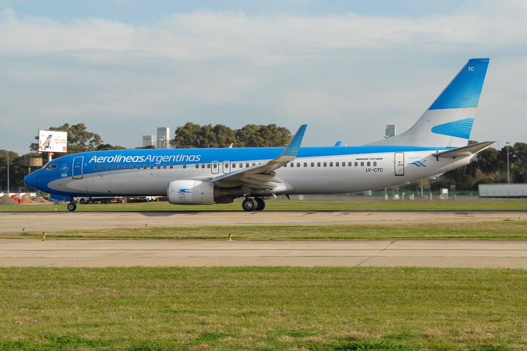 Photo of Aerolineas Argentinas LV-CTC, Boeing 737-800