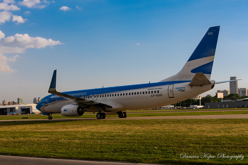 Photo of Aerolineas Argentinas LV-GGQ, Boeing 737-800