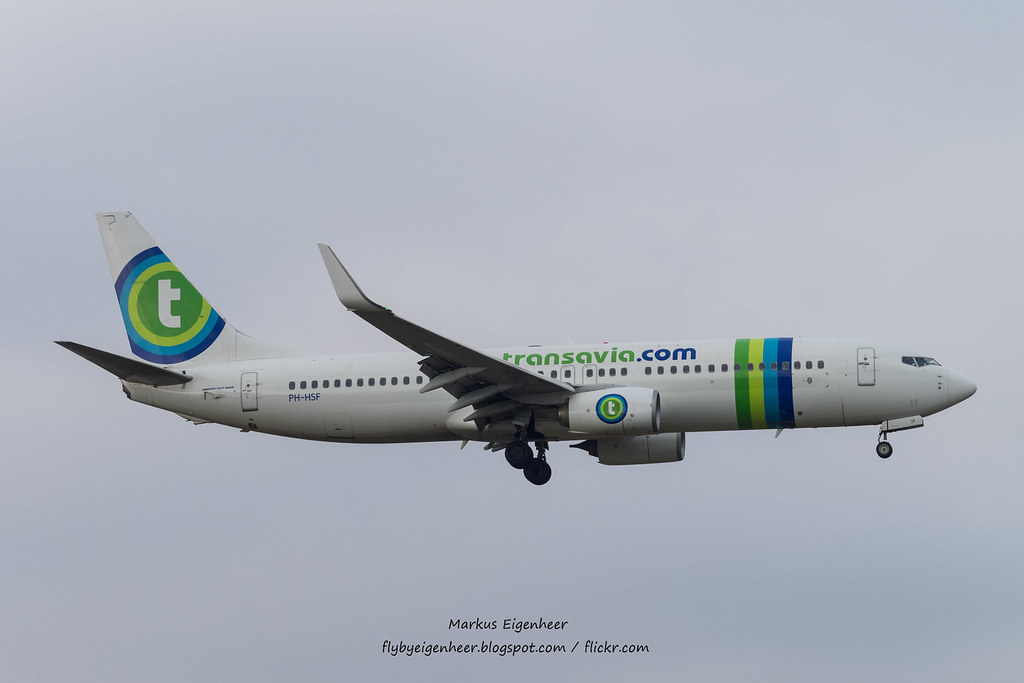 Photo of Transavia Airlines PH-HSF, Boeing 737-800