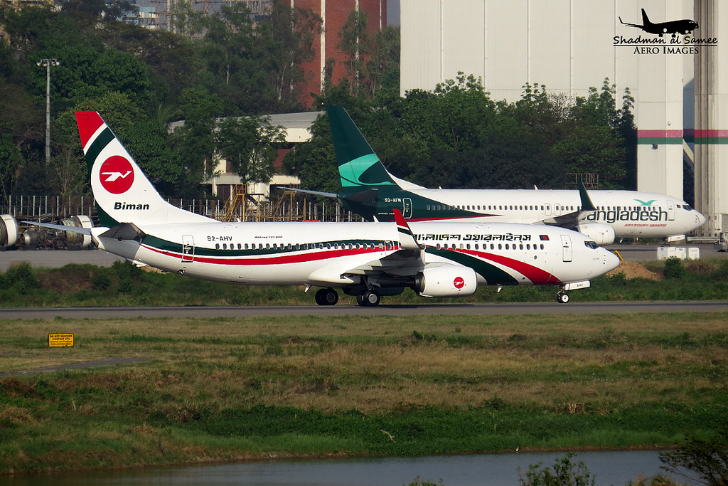 Photo of Biman Bangladesh Airlines S2-AHV, Boeing 737-800