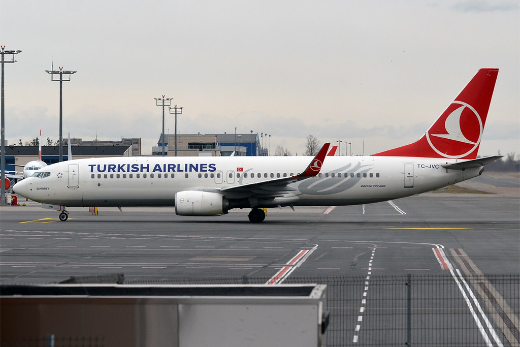 Photo of THY Turkish Airlines TC-JVC, Boeing 737-800