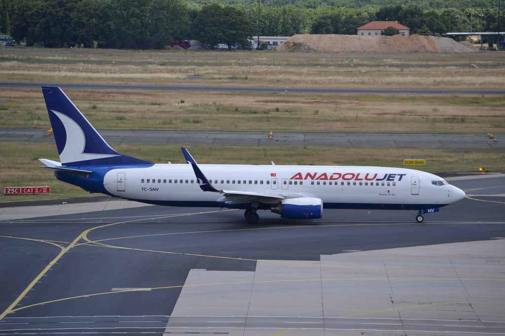 Photo of Anadolujet TC-SNV, Boeing 737-800