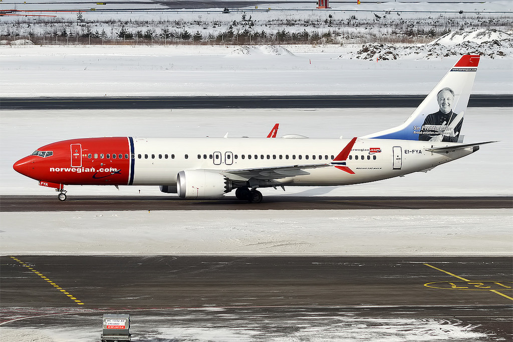 Photo of Norwegian Airlines EI-FYA, Boeing 737-800MAX