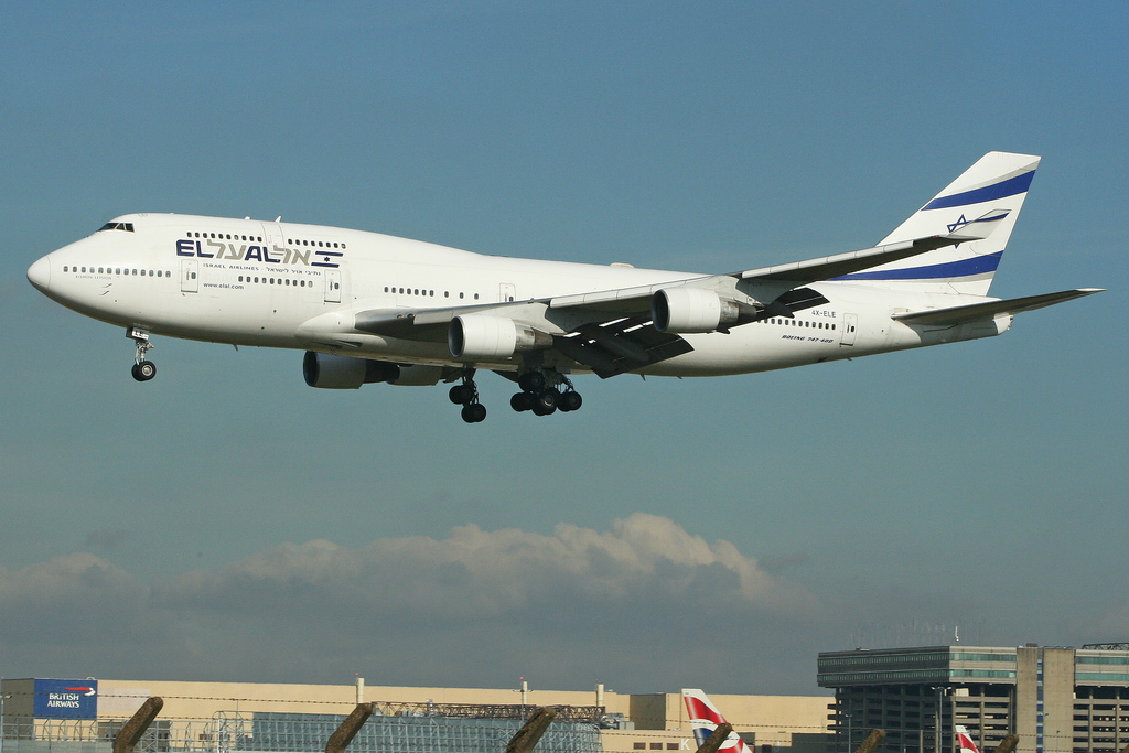 Photo of El Al 4X-ELE, Boeing 747-400