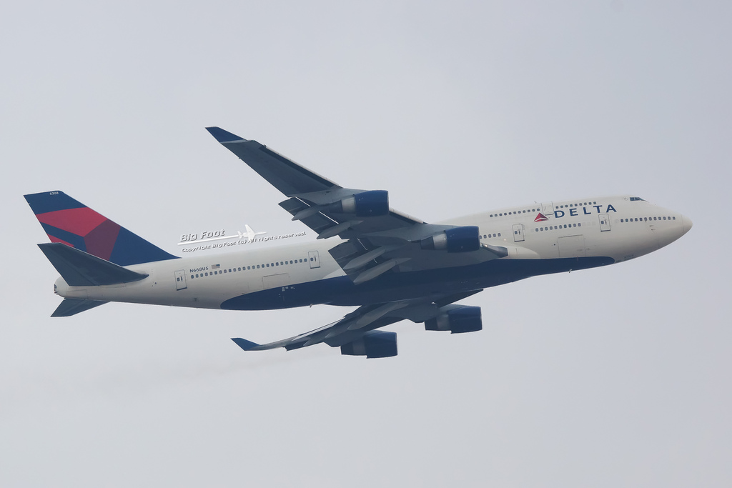 Photo of Delta Airlines N668US, Boeing 747-400