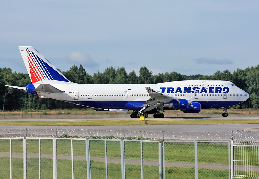 Photo of Transaero Airlines EI-XLD, Boeing 747-400