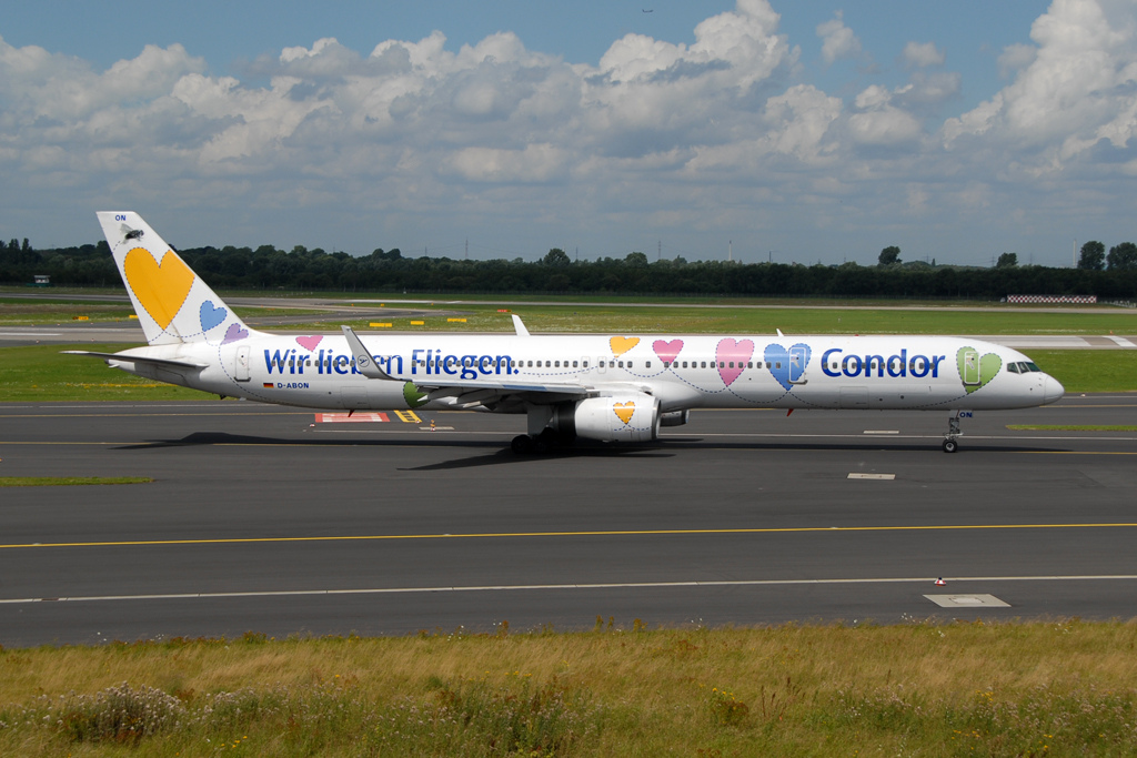 Photo of Condor D-ABON, Boeing 757-300