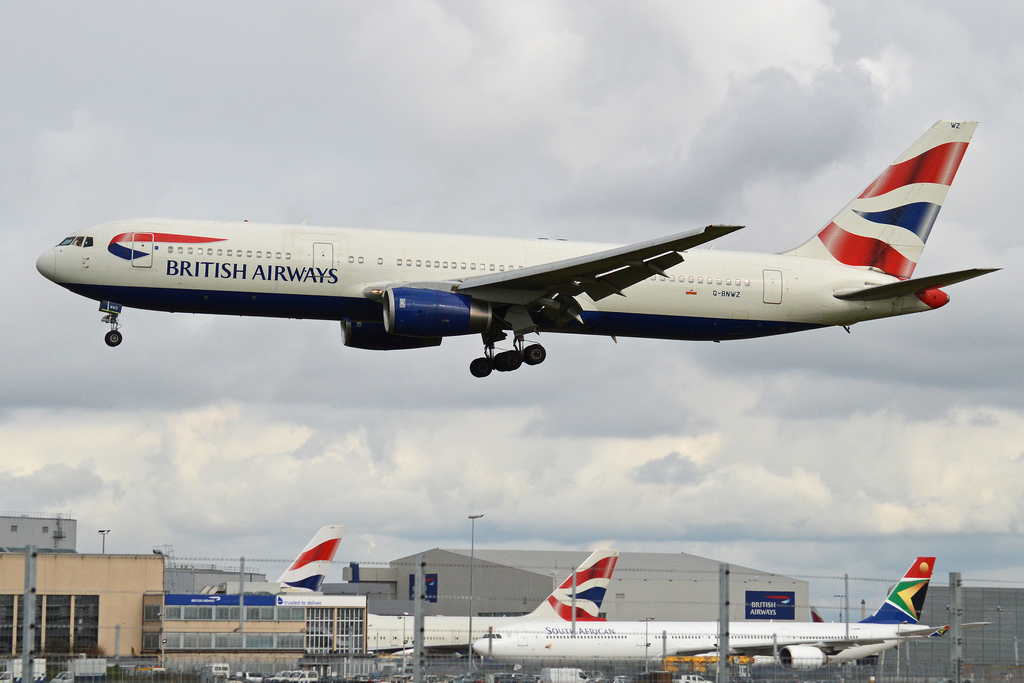 Photo of British Airways G-BNWZ, Boeing 767-300