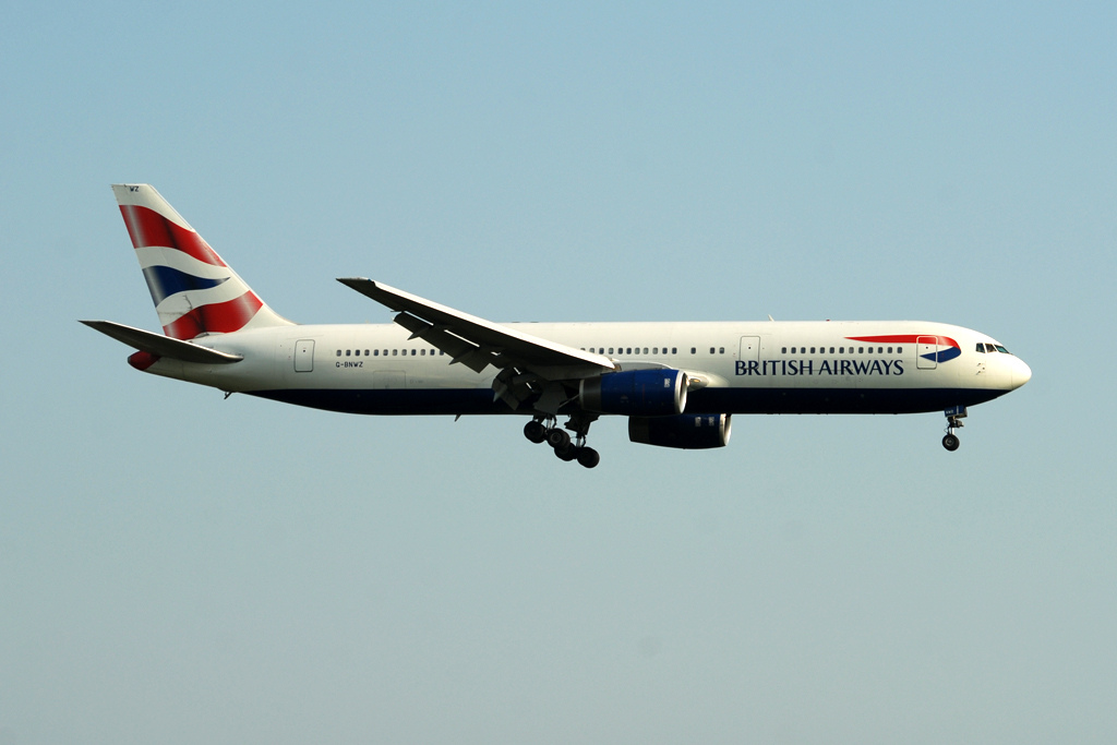 Photo of British Airways G-BNWZ, Boeing 767-300