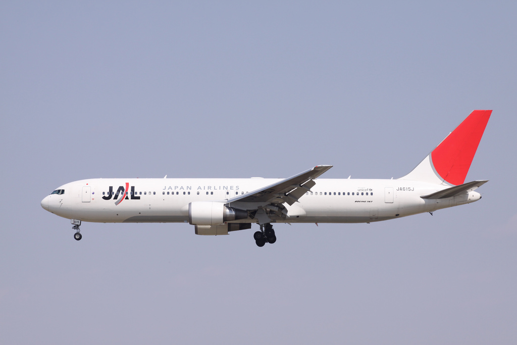 Photo of JAL Japan Airlines JA615J, Boeing 767-300