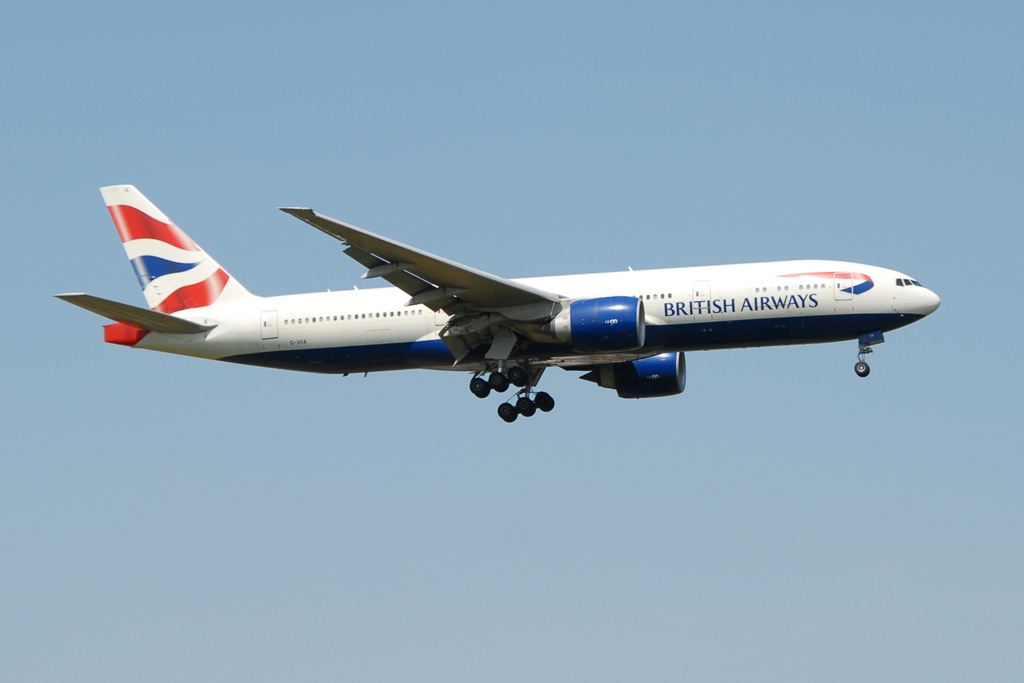 Photo of British Airways G-VIIA, Boeing 777-200
